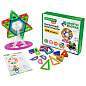 Магнитный конструктор MAGNETIC BLOCKS, 100 деталей, 2 колесные базы, карусель, BRAUBERG KIDS, 665720 (арт. 665720)
