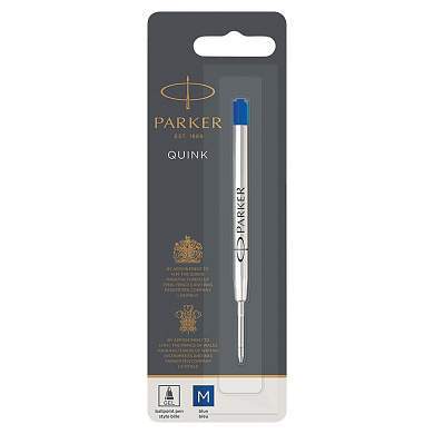 Стержень шариковый объемный Parker "QuinkFlow Ball Point" синий, 98мм, 1,0мм, метал. корпус, блистер (арт. 241796)