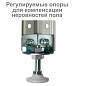 Стеллаж металлический BRABIX "MS Plus-185/50-4", 1850х1000х500 мм, 4 полки, регулируемые опоры, 291106, S241BR155402 (арт. 291106)