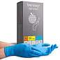 Перчатки нитриловые смотровые 50 пар (100шт) размер M голубые BENOVY Nitrile Chlorinated,ЧЗ,К,шк2506 (арт. 631620)