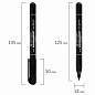 Маркер перманентный CENTROPEN 2846, ЧЕРНЫЙ, тонкий наконечник, 1 мм, 6 2846 9412 (арт. 150207)