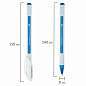 Ручка шариковая масляная BRAUBERG "Extra Glide Soft White", СИНЯЯ, узел 0,7 мм, линия письма 0,35 мм, 142927 (арт. 142927)