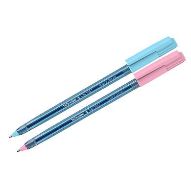 Ручка шариковая Schneider "Tops 505 F Bubble Gum" синяя, 0,8мм, прозрачный корпус (арт. 357703)