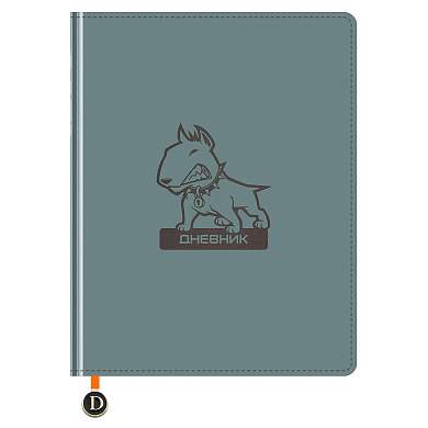 Дневник 1-11 кл. 48л. (твердый) BG "Careful", иск. кожа, тиснение фольгой, ляссе с фигуркой (арт. 366656)