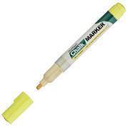 Маркер меловой MunHwa "Chalk Marker" желтый, 3мм, спиртовая основа, пакет (арт. 227224)
