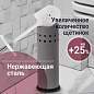 Ерш для унитаза LAIMA, с подставкой, металл, серый, матовый, 604961 (арт. 604961)