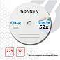 Диски CD-R SONNEN, 700 Mb, 52x, Cake Box (упаковка на шпиле) КОМПЛЕКТ 25 шт., 513531 (арт. 513531)