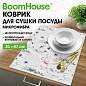 Коврик для сушки посуды из микрофибры, 31х47 см, "ЛУГОВЫЕ ЦВЕТЫ", 440 г/м2, BOOMHOUSE (БУМХАУС), 701156 (арт. 701156)