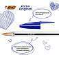 Ручки шариковые BIC "Cristal Original", НАБОР 10 шт., СИНИЕ, узел 1 мм, линия письма 0,32 мм, пакет, 830863 (арт. 143972)