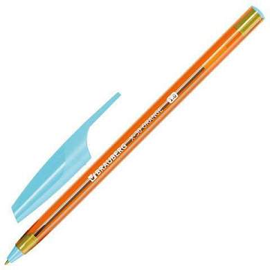 Ручка шариковая BRAUBERG X-30 ORANGE, СИНЯЯ, пишущий узел 1 мм, линия письма 0,5 мм, 144333 (арт. 144333)