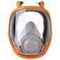 Маска полнолицевая Jeta Safety 5950, силикон, ударопрочный поликарбонат, защитная пленка, без фильтров, размер L, 5950-L (арт. 610900)