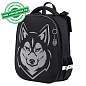 Ранец BRAUBERG SHINY, 2 отделения, с брелоком, "Husky", СВЕТЯЩИЙСЯ РИСУНОК, 38х28х14 см, 271383 (арт. 271383)