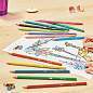 Карандаши цветные BIC "Tropicolors", 12 цветов, шестигранные, 83256610 (арт. 180458)