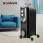 Обогреватель масляный SONNEN DFN-07BL, 1500 Вт, 7 секций, черный, 455310 (арт. 455310)