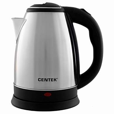 Чайник CENTEK CT-1068, 2 л, 2000 Вт, закрытый нагревательный элемент, сталь (арт. 457624)