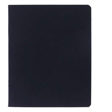 Тетрадь А5, 48 л., HATBER скоба, линия, Soft-touch ламинация, СОЛО "Черный бархат", 092752, 48Т5лВ2 (арт. 405775)