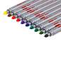 Фломастеры двусторонние Faber-Castell, 10 паст.цв., смываемые, пластик.уп., европодвес (арт. 375102)