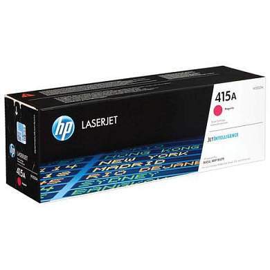 Картридж лазерный HP (W2033A) Color LaserJet M454dn/M479dw и др, №415A, пурпурный,, оригинальный, ресурс 2100 страниц (арт. 363302)