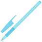 Ручка шариковая с грипом BRAUBERG "i-STICK POINT PASTEL", СИНЯЯ, корпус ассорти, игольчатый узел 0,7 мм, линия письма 0,35 мм, 144023 (арт. 144023)