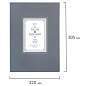 Тетрадь на кольцах БОЛЬШАЯ А4, 215х305 мм, 100 л., твердый картон, клетка, BRAUBERG, "Винтаж", 405410 (арт. 405410)