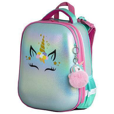 Ранец BRAUBERG SHINY, 2 отделения, с брелком, "Magic unicorn", 38х28х14 см, 270694 (арт. 270694)