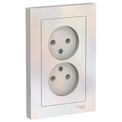 Schneider AtlasDesign роз. СУ 2 мест. жемчуг (пласт. осн.) ATN000420 (арт. 662503)