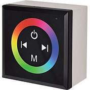 Ecola Контроллер 12V 144W 12A RGB настенный черный с кольцевым сенсором CPB12AESB (арт. 565495)
