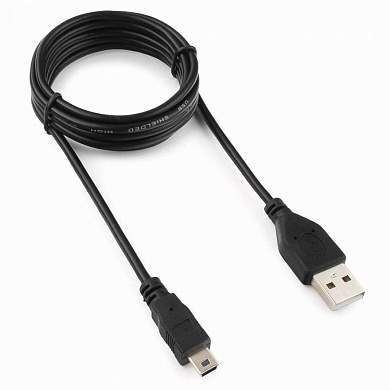 Кабель USB(A)шт. - miniUSBшт. 2.0 Pro Гарнизон GCC-USB2-AM5P-1.8M, AM/miniBM 5P, 1.8м, пакет (арт. 711072)