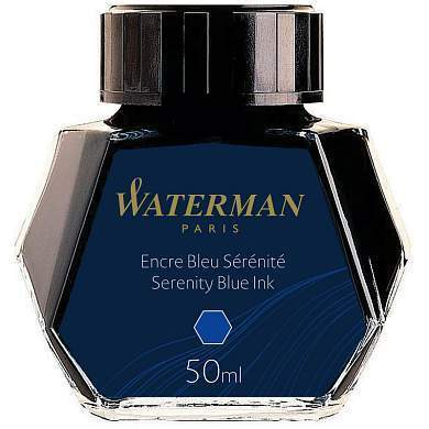Чернила Waterman синие, 50мл (арт. 063936)
