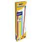 Карандаш чернографитный BIC, 1 шт., "Evolution Stripes", HB, с ластиком, корпус ассорти, 8960342 (арт. 180921)