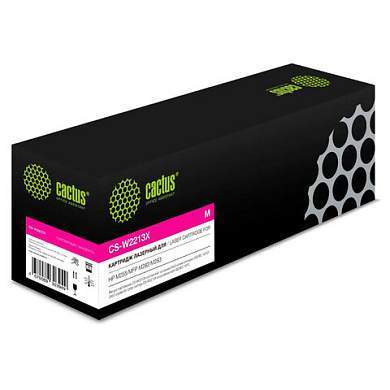 Картридж лазерный CACTUS (CSP-W2213X) для HP M255/MFP M282/M283, пурпурный, ресурс 2450 страниц (арт. 364159)