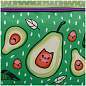 Ранец ArtSpace облегченный Happy School "Happy Avocado" 39*28*18см, 1 отделение, 4 кармана, анатомическая спинка (арт. 331197)