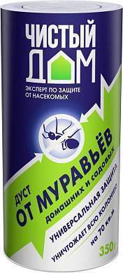 ДУСТ 350гр. От муравьев домашних и садовых туба 02-523 Чистый дом (арт. 607186)