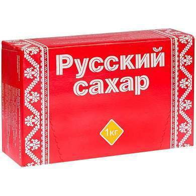 Сахар-рафинад Русский сахар, 1кг, картонная коробка (арт. 241586)