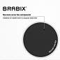 Кресло стул BRABIX "Eames MG-310 CH", хром, пластик черный, экокожа черная, 532925 (арт. 532925)