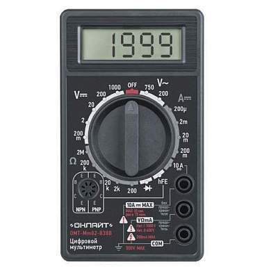 ОНЛАЙТ мультиметр цифров. OMT-Mm02-830B М830B 82971 (арт. 795808)