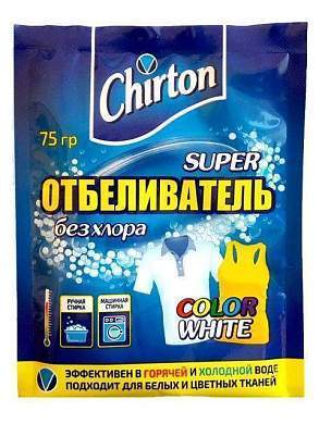 Кислородный супер - отбеливатель (порошок) 75гр CHIRTON (арт. 151006)