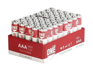 Элемент питания Smartbuy One Lr03/286 Bulk40 Soba-3A40S-Eco (40/960) (арт. 660769)