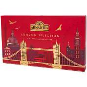 Подарочный набор чая Ahmad Tea "London Selection", 8 вкусов, 40 фольг. пак., карт. коробка (арт. 307923)