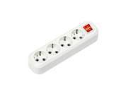 ASD/InHome Колодка 4 роз. земля, выкл. 202x59x41 УЗВ-4-GRAND 5240 IP20 5291 (арт. 818262)