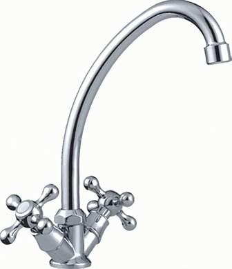 CRON Смеситель для кухни (Zn), хром, (2 шт в уп., цена за 1 шт.), CN4008 (арт. 789741)