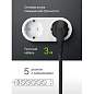 Сетевой фильтр DEFENDER DFS 753, 5 розеток, 2 разъема USB, 3 м, черный, 99753 (арт. 512732)
