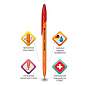 Ручка шариковая BRAUBERG "ULTRA ORANGE", КРАСНАЯ, узел 0,7 мм, чернила ГЕРМАНИЯ, наконечник ШВЕЙЦАРИЯ, 143564 (арт. 143564)