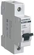 IEK GENERICA автоматический выкл. ВА47-29М 1P 40А 4,5кА х-ка C  MVA21-1-040-C-G (арт. 867878)