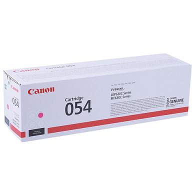 Картридж лазерный CANON (054M) для i-SENSYS LBP621Cw/MF641Cw/645Cx, пурпурный, ресурс 1200 страниц, оригинальный, 3022C002 (арт. 363487)