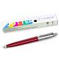 Ручка шариковая PARKER "Jotter Plastic CT", корпус красный, ежедневник А5 красный, пакет, 880897 (арт. 880897)