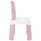 Стол детский + стул BRABIX KIDS CS-003, 2-7 лет, пластик белый + розовый, 533291 (арт. 533291)