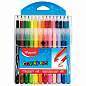 Набор для творчества MAPED "Color'Peps Kit": 12 фломастеров, 15 цветных карандашей, футляр, 897412 (арт. 666328)