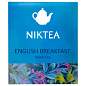 Чай NIKTEA "English Breakfast" черный, 25 пакетиков в конвертах по 2 г, TALTHA-DP0082 (арт. 622910)