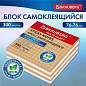 Блок самоклеящийся крафтовый (стикеры) BRAUBERG, MULTI KRAFT 76х76 мм, 300 листов, 115209 (арт. 115209)